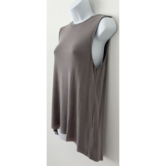 NWT Don't Ask Why Open Back Plum Shirt One Size - Picture 2 of 8